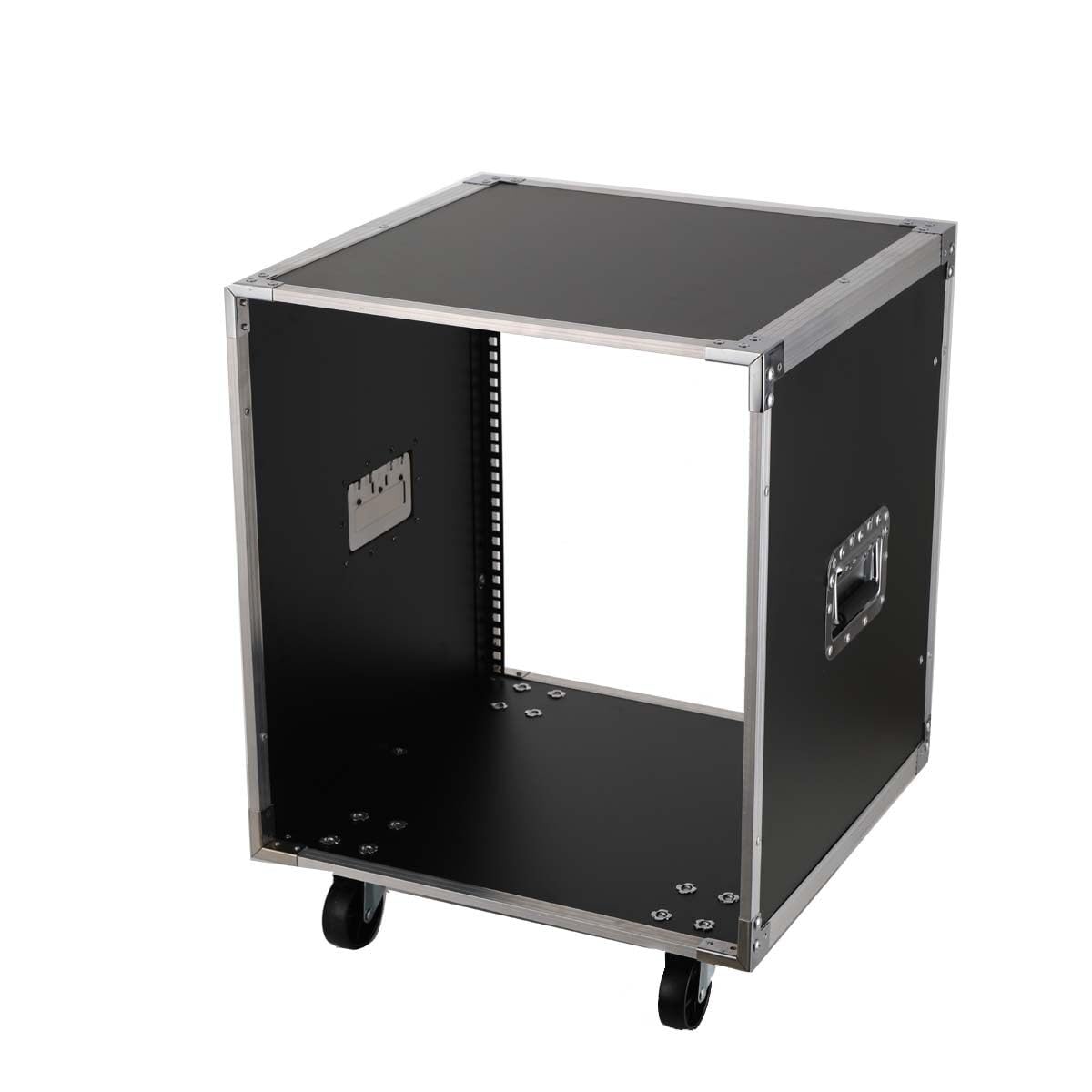 Armadio per Server Rack da 12 U 19 Pollici, con 4 Ruote, 500 x 500 x 530 mm per reti, Nero Computer e Server Racks