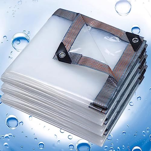 Lona de vinilo transparente resistente para techos con cubierta impermeable 8