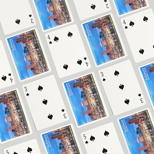 Naipes de Poker Skyline Baltimore Maryland, 52 cartas miniatura 4