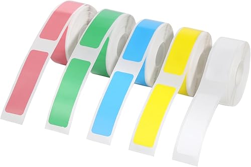 Miniatura 2 de Lnrueg 5 rollos de cinta para etiquetar, impermeables, papel térmico, cinta autoadhesiva de papel térmico, papel de impresión de etiquetas adaptado