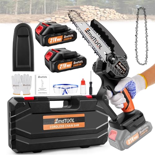 Kettensägen Mit 2 Akku, 6 Zoll Mini Kettensäge 700W Akku Kettensäge Handsäge Holzsäge 2 * 1500mAh Akku Handkettensäg Elektrisch Mit 2 Ketten, Tragetasche Akku Säge Für Holzschneidenz, Orange Kettensägen Mit 2 Akku, 6 Zoll Mini Kettensäge 700W Akku Kettensäge Handsäge Holzsäge 2 * 1500mAh Akku Handkettensäg Elektrisch Mit 2 Ketten, Tragetasche Akku Säge Für Holzschneidenz, Orange
