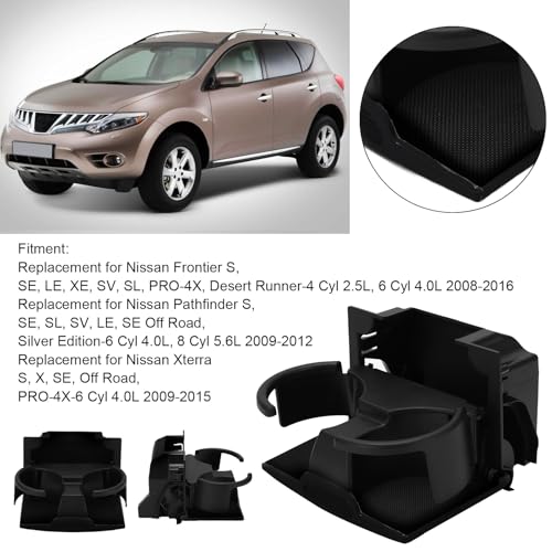 Support porte-gobelet arrière console Frontier Pathfinder ABS durable - 7