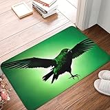 Antidérapant et absorbant l'eau : 1 cm non tissé adhésif sur le dessous permet au tapis de s'adapter parfaitement au sol, empêchant le tapis de bouger d'avant en arrière et de causer des dommages inutiles. Matériau absorbant pour garder le sol au sec