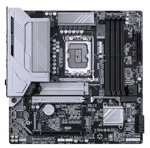 Image of GIGABYTE B860M Gaming X WiFi6E Motherboard (Intel LGA1851) - Micro ATX, DDR5 9200 OC, PCIe 5.0, M.2 Gen5, USB4, 2.5Gb LAN, HDMI 2.1, DP 2.1, RGB, Thunderbolt 5 Ready