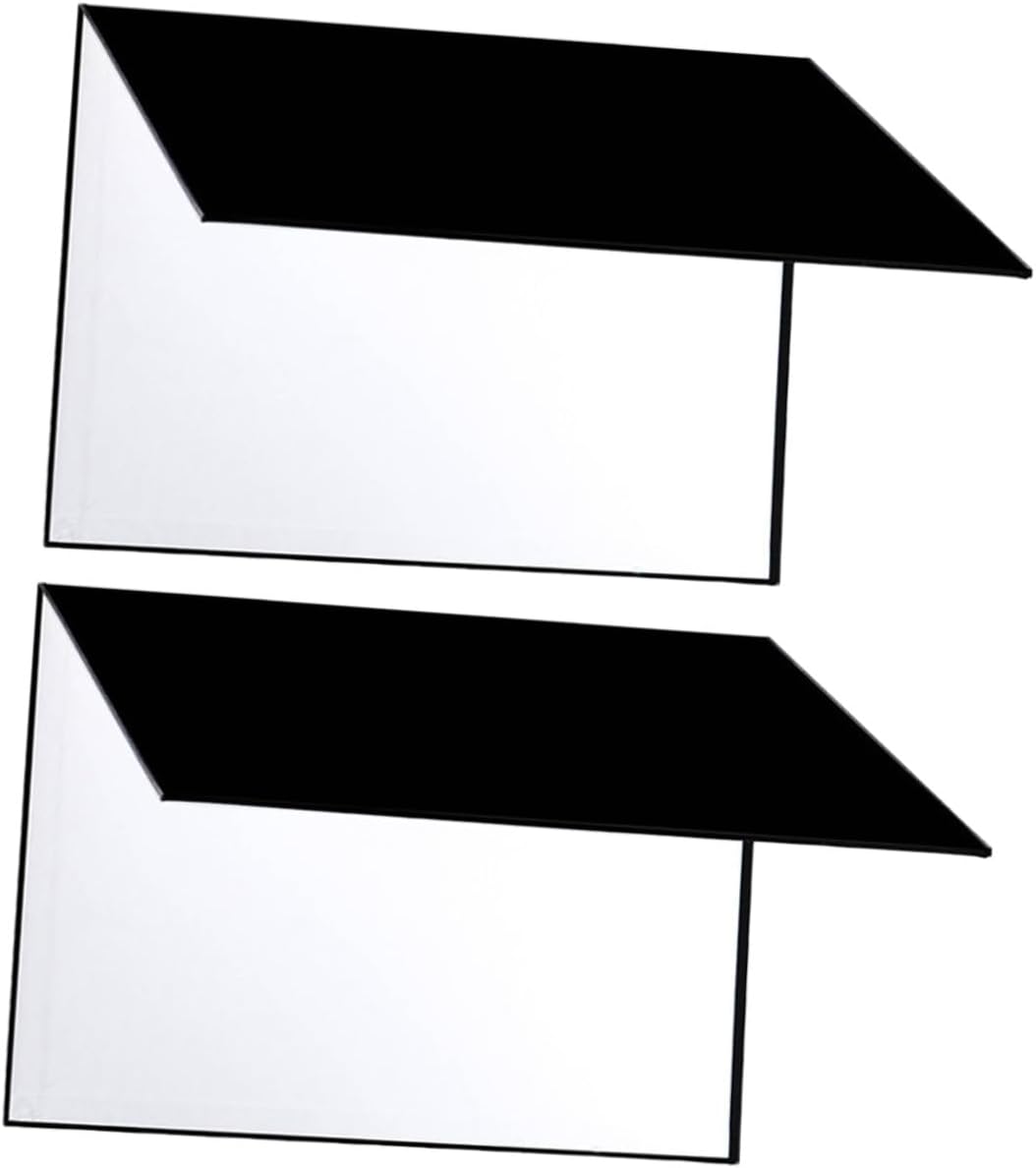 2pcs Foldable Photography Reflector V Shape A4 with Double Sided