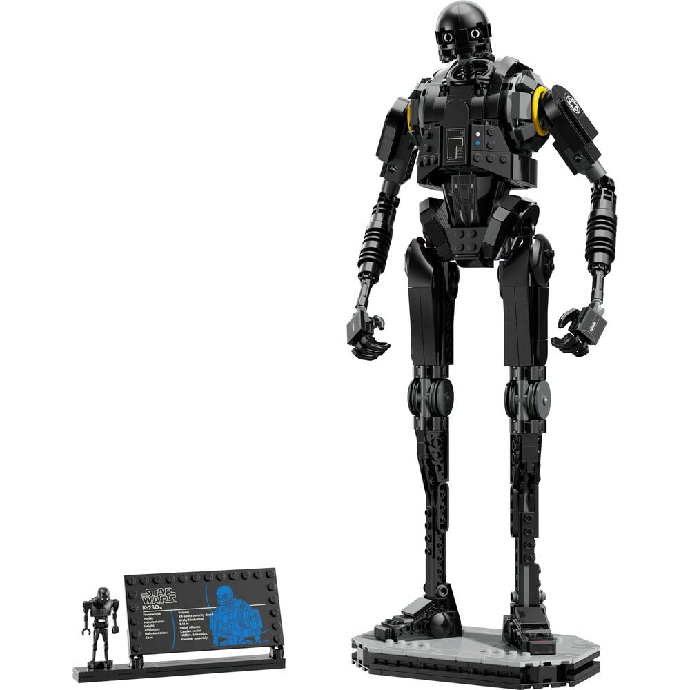 LEGO Star Wars Droid strażniczy K-2SO 75434 | Kolekcjonerska figurka, zabawka dla 10-latka, prezent Star Wars dla dzieci, klocki dla chłopca i dziewczynki, 845 elementów