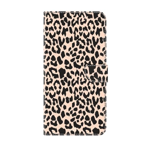 Housse Samsung Galaxy A17 5G antichoc étui clapet léopard artistique