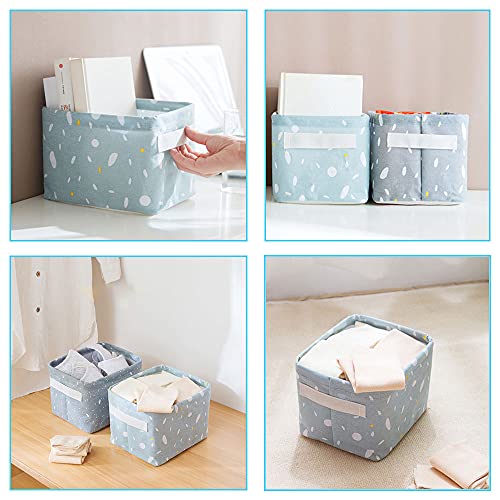 4 Pezzi Mini Cestini Pieghevoli, Cesto