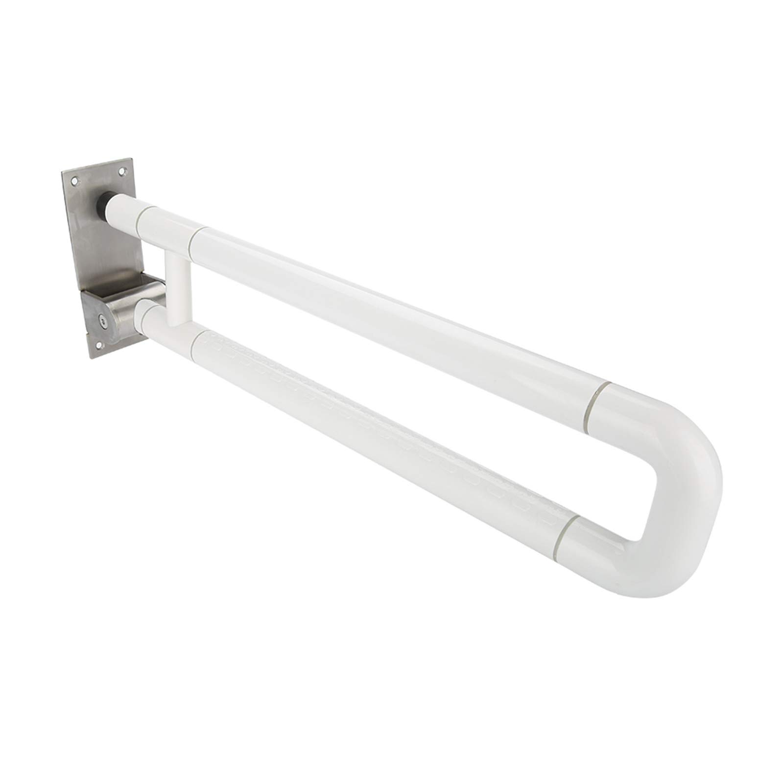 Generic de Ayuda para Soporte de Baño, Barra de Agarre para Inodoro Antideslizante para Mayor Estabilidad, Tubo Interior de Acero Inoxidable Duradero, Aplicable para el Cuidado de Ancianos y Niños