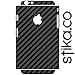 Textura Skin pegatinas para Apple iPhone 6 / 6S 12 cm, negro, 4.7