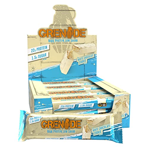 Grenade High Protein and Low Carb Barra Sabor - White Chocolate...