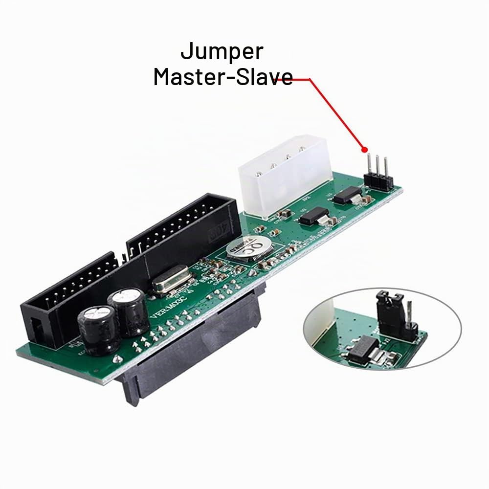 Adattatore convertitore per scheda madre da disco SATA a IDE/PATA a 40 pin, PCBA, per computer desktop e disco rigidi da 2,5 e 3,5 pollici