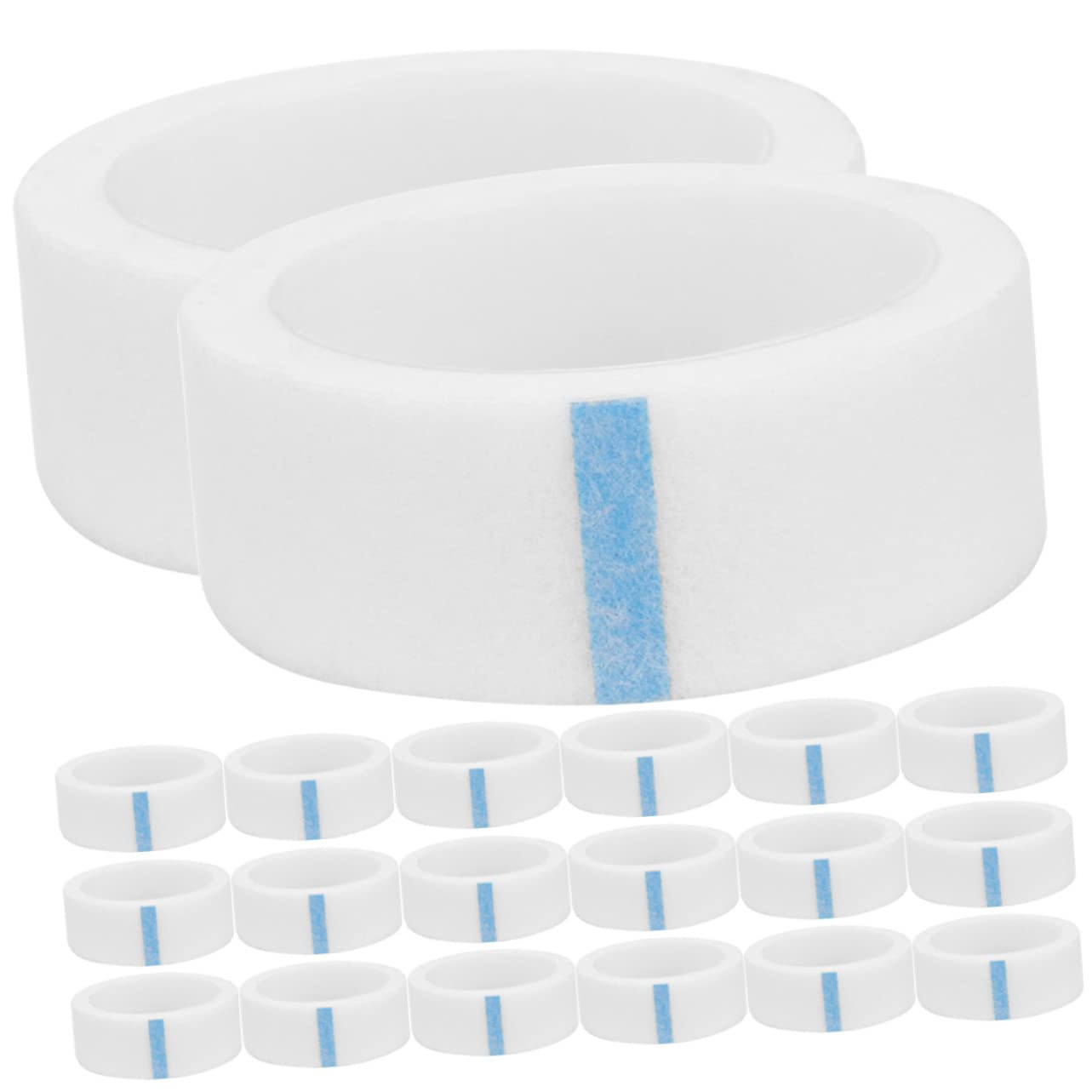 SAFIGLE Lash Extension Kit 20 Rolls Lash Tape for Eyelash Extensions 1.2cm Wide Eyelash Wispy Tape for Makeup Salon