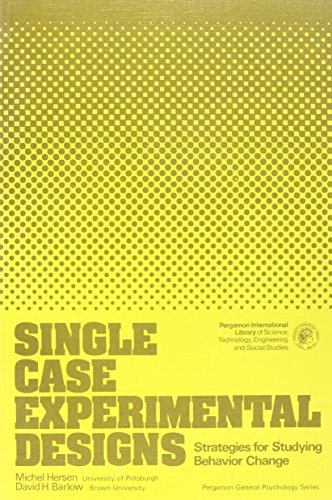 Single Case Experimental Designs: Strategies fo... 0080195113 Book Cover