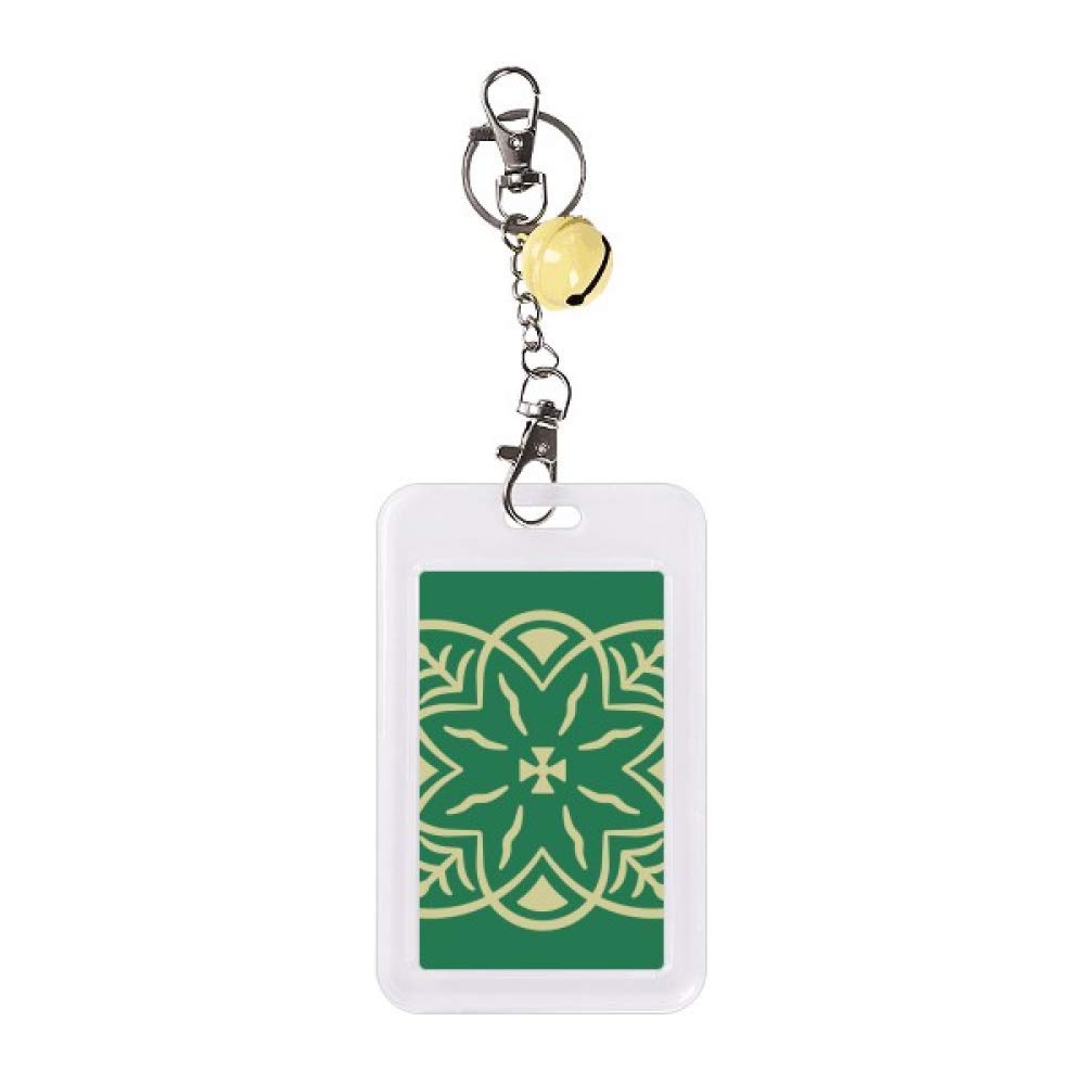 Funda de tarjetas de crédito estilo Talavera protectora color verde 5
