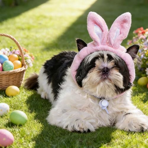 Sombrero con Orejas de Conejo para Gatos y Perros Pequeños miniatura 2
