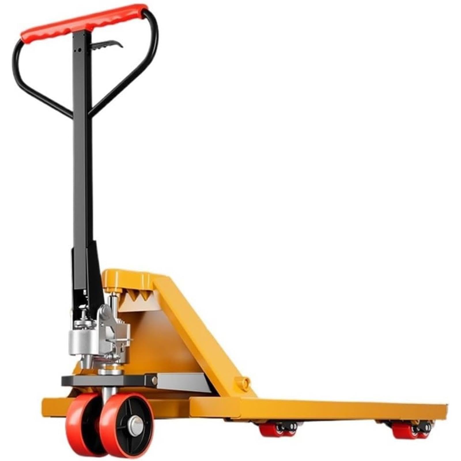 Transpallet Pieghevole, Transpallet Manuale, Carrello Elevatore Manuale, Piattaforma Elevatrice Sollevamento Pallet (Yellow 68.5cm)