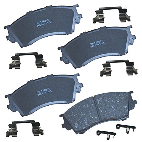 Image of Bendix Premium SBC643 Ceramic Front Brake Pads for Mazda Millenia 2002-1995