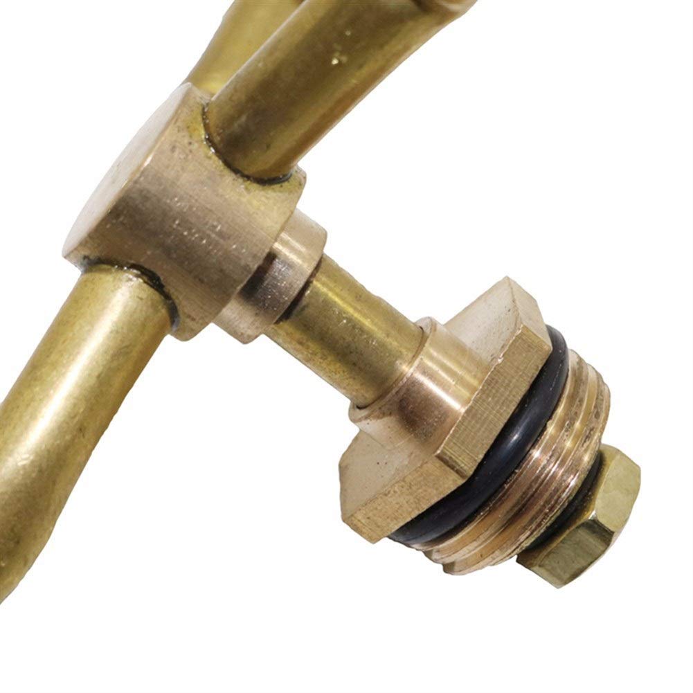 1 Stück Gartenbewässerungssprüher aus Kupfer 1/2'' Dreiarm-Rotationssprinkler Zerstäubungs-Mikrospray-Dachkühlung Automatischer Rasensprinkler