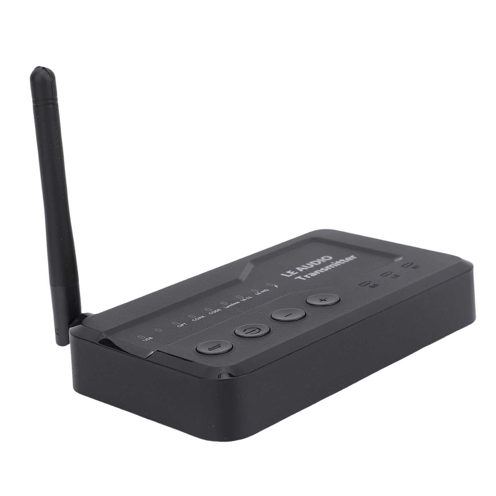 Naroote Adaptador de Transmisor 5.3, Receptor de Transmisor de Audio Inalámbrico, Adaptador de Audio de Alcance de 50 M con Entradas USB AUX Opt Coax, Ideal para Auriculares y Altavoces