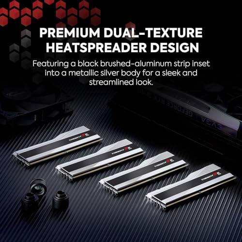 Image of G.Skill Trident Z5 RGB (Intel XMP) 64GB (2 x 32GB) 288-Pin SDRAM DDR5 6000 MHz CL32-38-38-96 1.40V Dual Channel Desktop Memory RAM - F5-6000J3238G32GX2-TZ5RS (Metallic Silver)