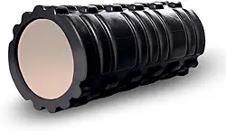 Rolo de Liberação Miofascial EVA e PP - Preto e Branco 30CM Premium