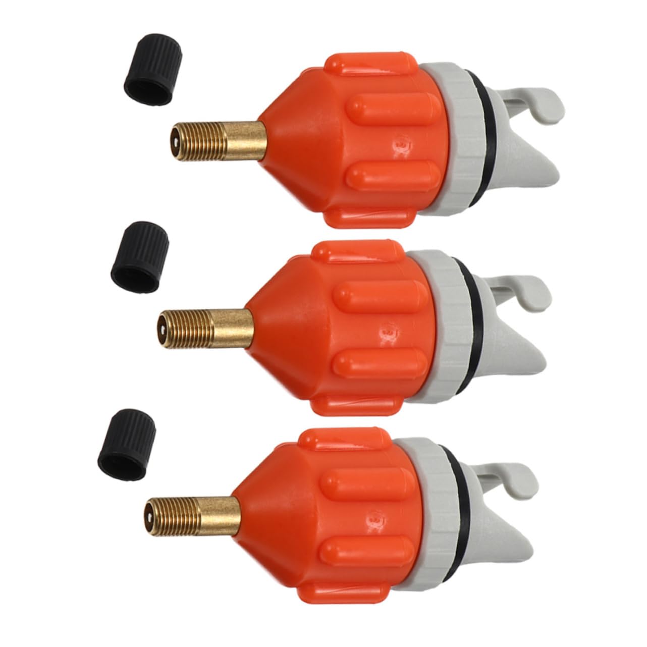 Toddmomy Adaptador De Boquilla De Gas Fuerza Motorizado Válvula Aire Grifo Característica Boquillas Inflables Adaptador De Manguera De Jardín A Fregadero Caucho Rojo