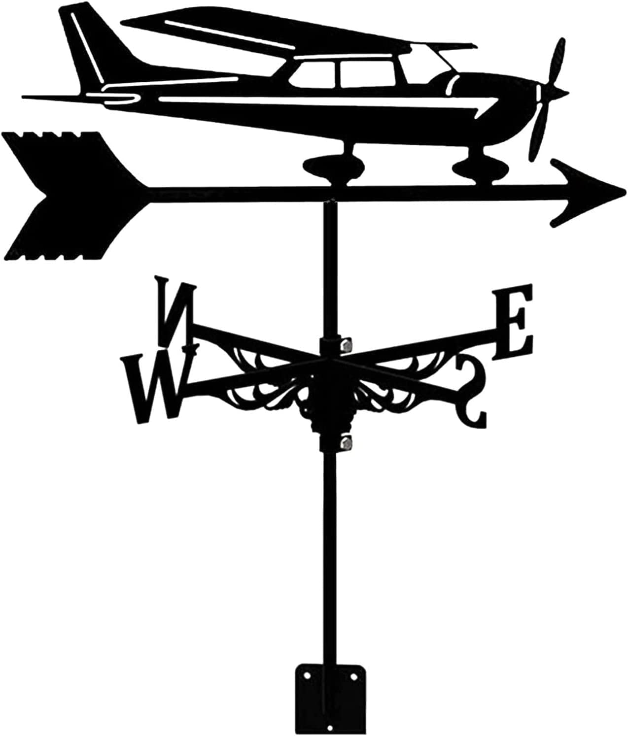 Weather Vane Stainless Steel Weathervane for Garden Retro Sailboats Warships Pirate Ships Weathercock Creative Garden Stake