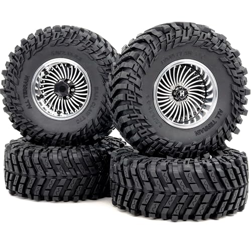 Jantes Beadlock 2.2 et pneus tout terrain HOBBYSOUL pour franchissement RC