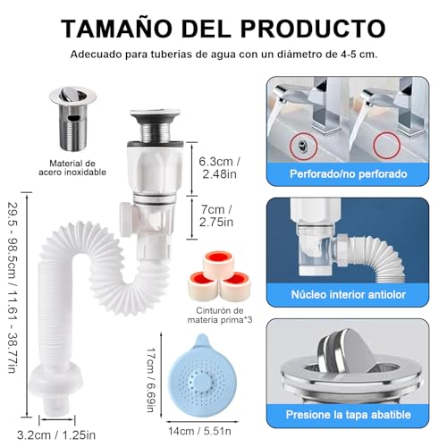 Céspoles para lavamanos 17 Imagen adicional