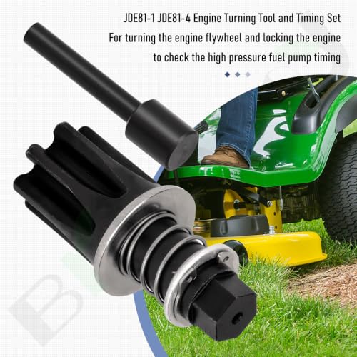 Image of Braveboy JDE81-1 JDE81-4 Engine Turning Tool and Timing Set Compatible with Jo-hn Deere Engines JDG820 6059 6068 6076 6081 6090 6105 6125 6135 6359 6619 4045 4024 4039 4239 4276
