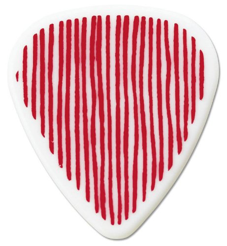 Pickboy Edo, Red Lines on White, Pik Pak, 1.00mm, 10 picks