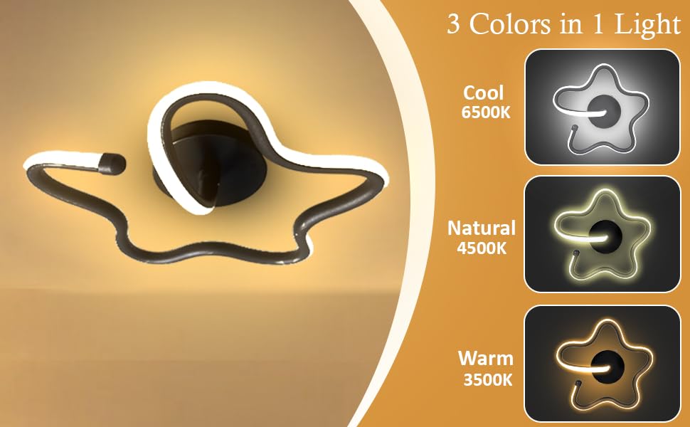 Image of Designer LED Ceiling Light | 50 V | 3 Colour Modes | Decorative Modern Jhoomer /Chandelier Light for False Ceiling | Best for Bedroom Living Room Hall Balcony Office