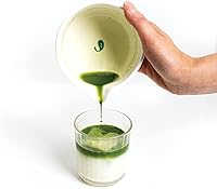 Vista 13 de Jade Leaf - Juego de iniciación de matcha moderno, batidor eléctrico y espumador de leche, cuchara de acero inoxidable, tamiz de acero inoxidable
