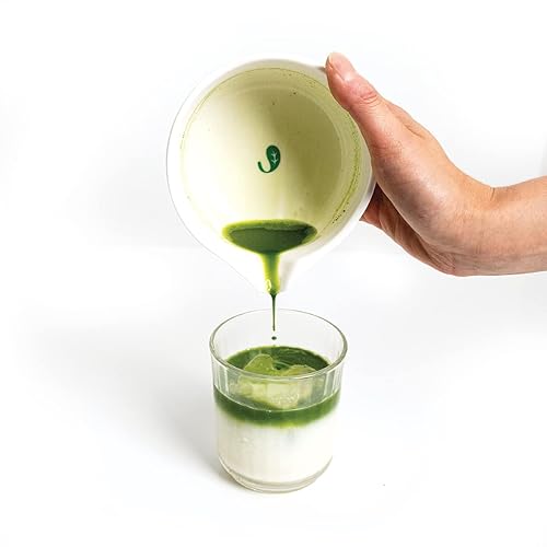 Miniatura 10 de Jade Leaf Estuche de inicio de matcha tradicional - Batidora de bambú Matcha Chasen cuchara Chashaku filtro de acero inoxidable manual totalmente