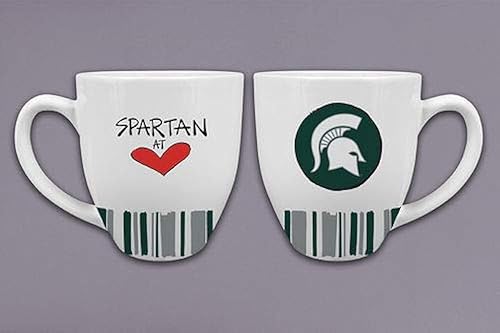 Miniatura 2 de Magnolia Lane Taza de cerámica con corazones y rayas