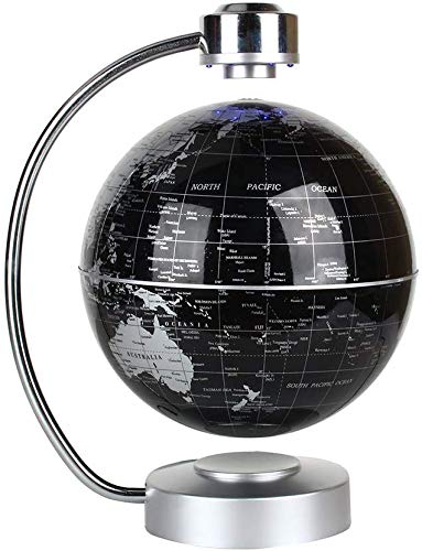 Preisvergleich Produktbild 8" Levitation Schwimmende Kugel LED Magnetschwebebahn Weltkugel Karte Für Zuhause / Schreibtisch Dekoration EU-Stecker