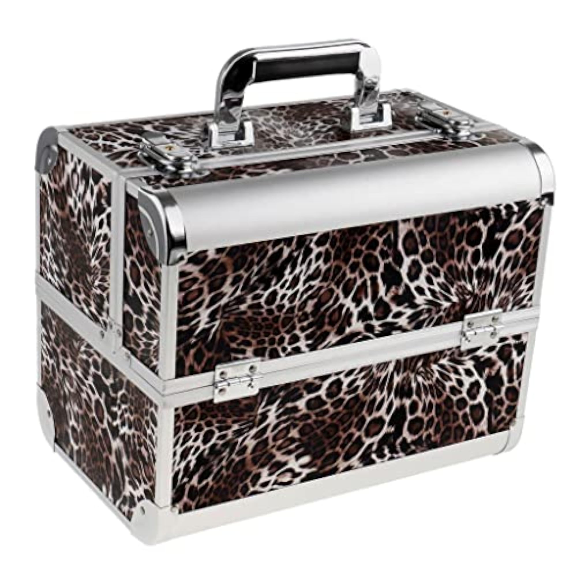 Aluminum Makeup Train Jewelry Storage Box, Lockable