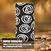 WOD Nation Weightlifting Hook Grip Athletic Tape, Flexible Fabric Thumb & Finger Tape - Easy-Tear, Sweat-Proof, Durable Strips for Powerlifting & Gym, 3-Pack (23 ft Rolls) - Black