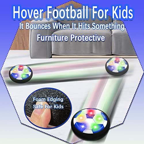 JRD&BS WINL Hover Football Toy FÜR Kinder, Fussball Spiele Fußball Spielzeug Geburtstagsgeschenk für Mädchen 4-8 Jahre alt,Das Beste Spielzeug FÜR 3-9 Jahre Alten Jungen (Blau Schwarz)