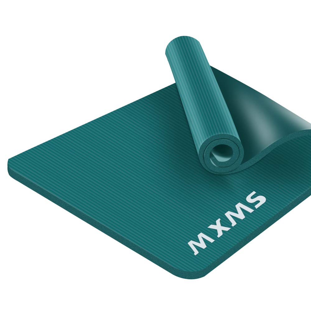 YUREN Wide Yoga Mat for Women Men, 15 mm Thick Workout Mat for Home, Large Exercise Mat 72"x 35" NBR Foam Cushioning Mat for Yoga Pilates Gym Fitness - Jasper