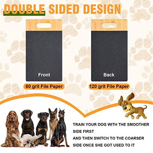 Eoicceoh Dog Scratch Pad For Nails, Dog Nail Scratch Board With Double-Sided Sandpaper, Fear Free Dog Nails Scratch Board, Alternative To Dog Nail Clippers For Large & Small Dogs (17.2 X 10 Inches) #TOP3