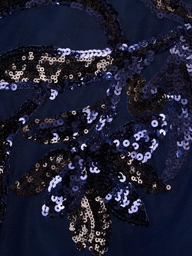 Adrianna Papell Women's Sequin Combo High-Low Dress3