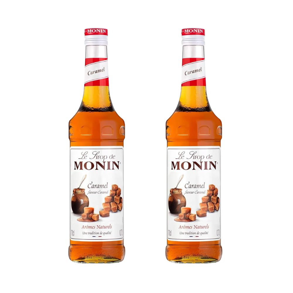 Amazon.co.jp: MONIN モナン キャラメル・シロップ700ml 2本セット