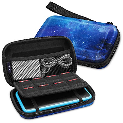 Fintie Carry Case for Nintendo 2DS XL/New 3DS XL LL, Protective Hard Shell Portable Travel Cover Pouch for New 3DS XL LL/New 2DS XL Console with Slots for Games & Inner Pocket (Starry Sky)