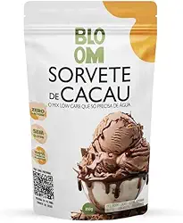 Bloom Brasil, Mistura Pronta p/ Sorvete Cacau Vegano Sem Glúten Bloom Brasil - 250g