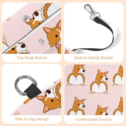 Sac à main mignon chat et chien en toile résistante