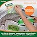 Blade Maid Deluxe Ceiling Fan Cleaner- Cleaning Tool with 6 Foot Extendable Pole, Cleaning Head, Reusable Fiber Duster, & Flexible Dusting Brush