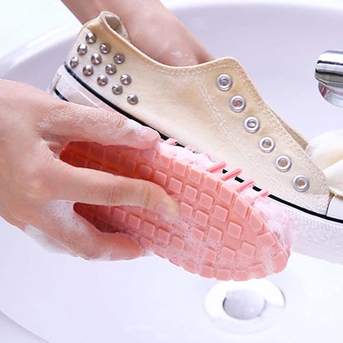 Miniatura 5 de Cepillo de limpieza flexible para el hogar, 2 unidades, cepillos flexibles para limpieza de cocina, agarre limpiador, esquinas de limpieza, cepillos