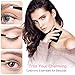 FACEMADE 4 Pack Tweezers Set - Professional Stainless Steel Tweezers for Men and Women, Precision Eyebrow Tweezers for Facial Hair, Chin, and Ingrown Hair Removal (Black)